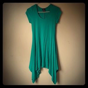 Women's turquoise tunic size medium.